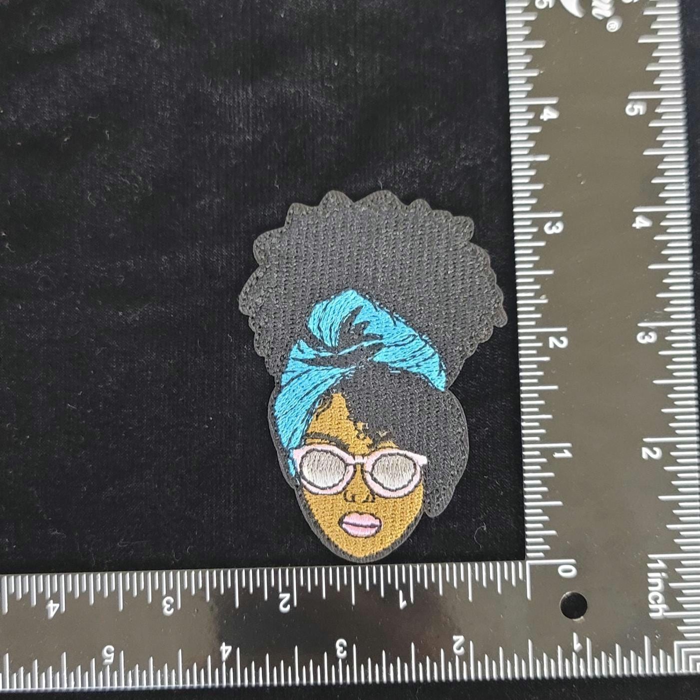 Afro Chic Embroidered Patch