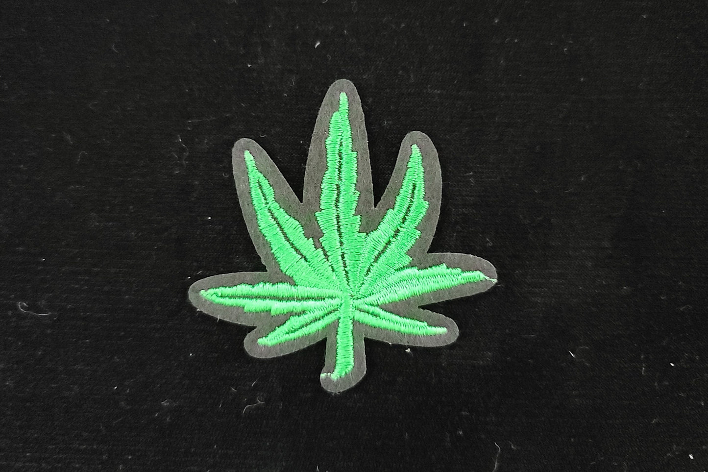 Marijuana Leaf Iron On Patch