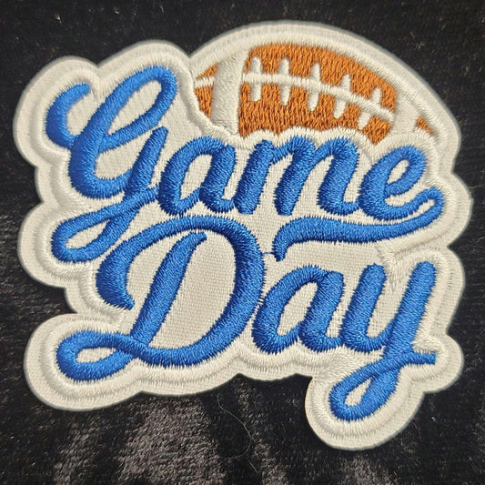 Game Day Football Patch Iron-on Sew-on