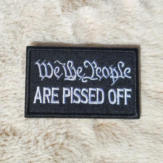We the People Statement Velcro Patch – Patriotic Morale Patch – Freedom & Expression Gear
