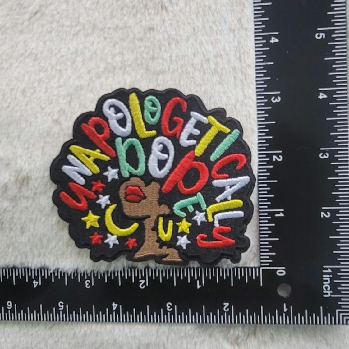 Unapologetically Dope Letter Head Iron On Patch