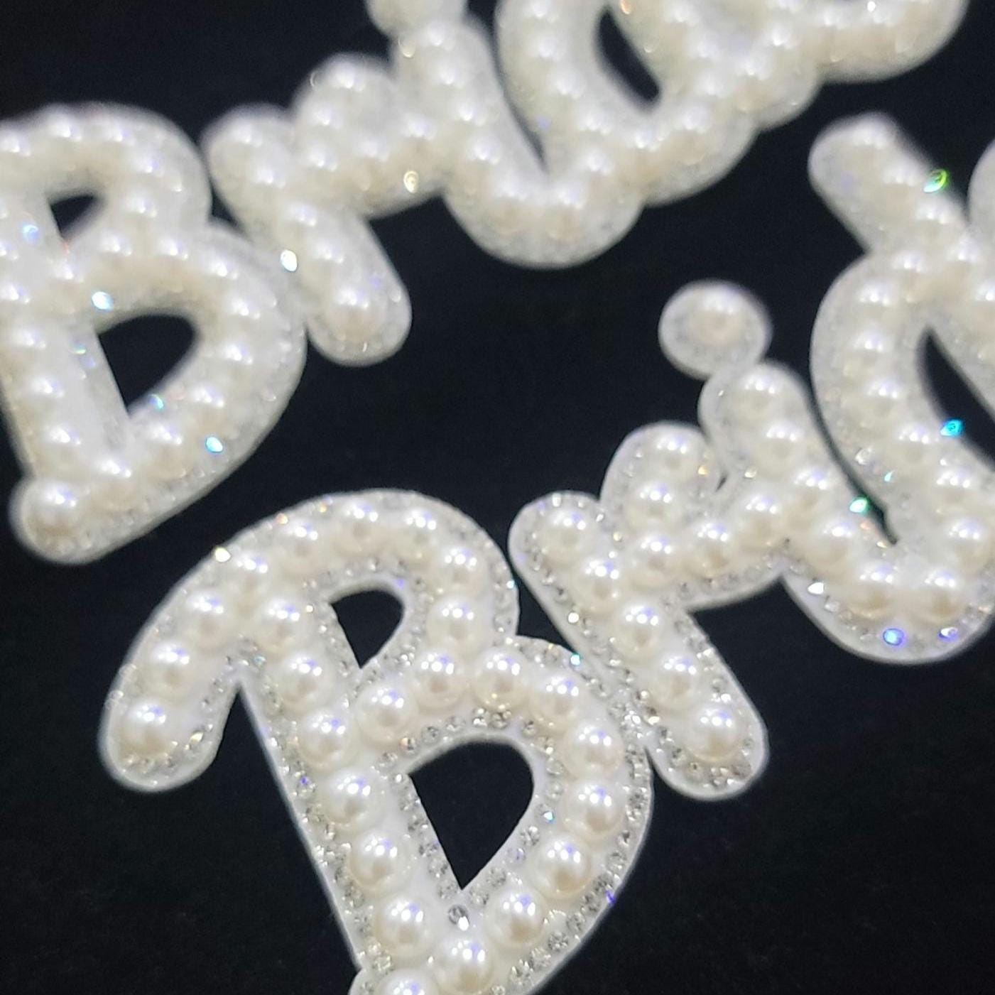 Bride Beaded Sew On Patch