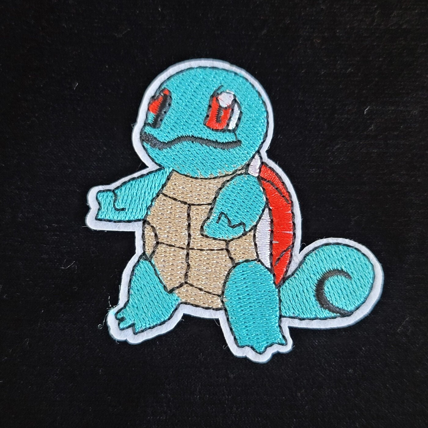 Squirtle Embroidered Iron On Patch