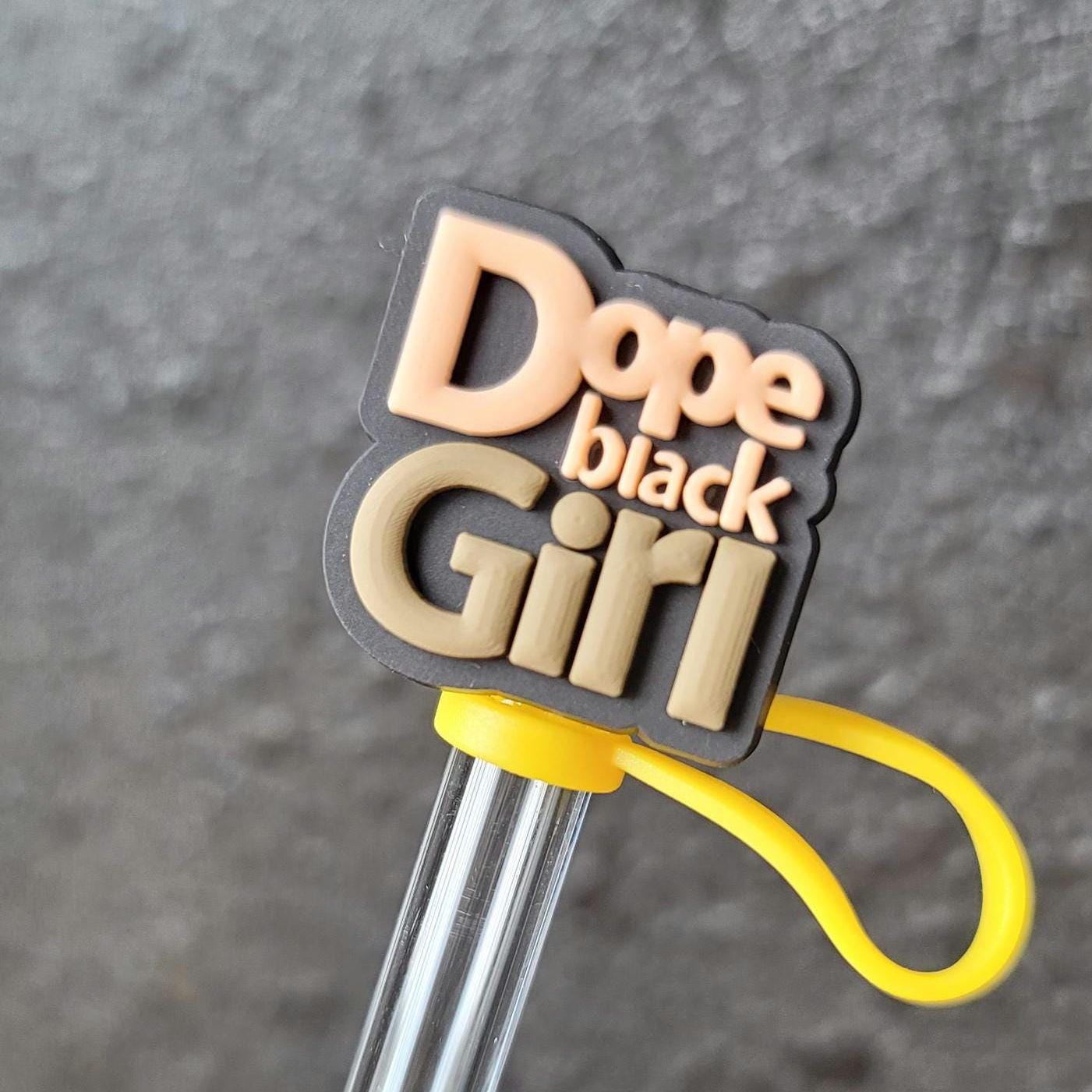Straw Toppers – Reusable Straws with Afrocentric Designs, Cute & Trendy Drink Accessories