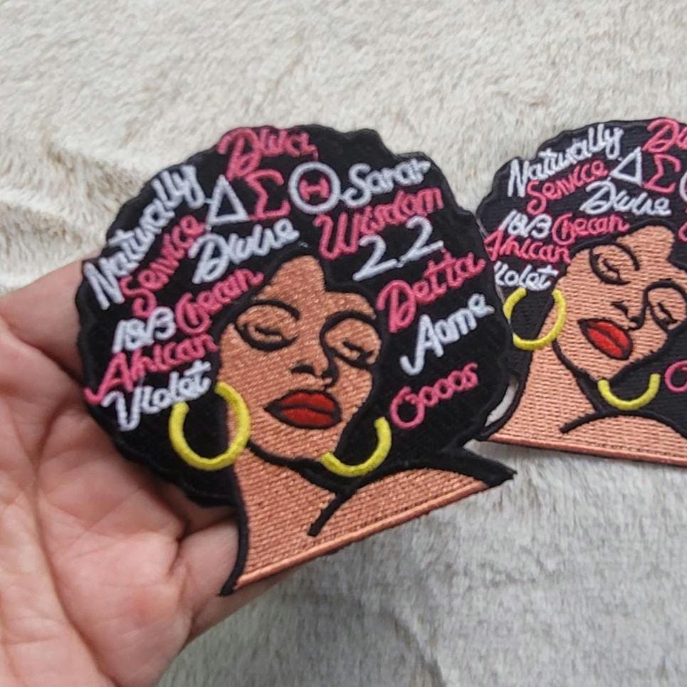 Unapologetically Dope Letter Head Iron On Patch