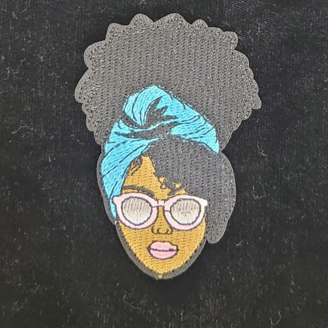 Afro Chic Embroidered Patch