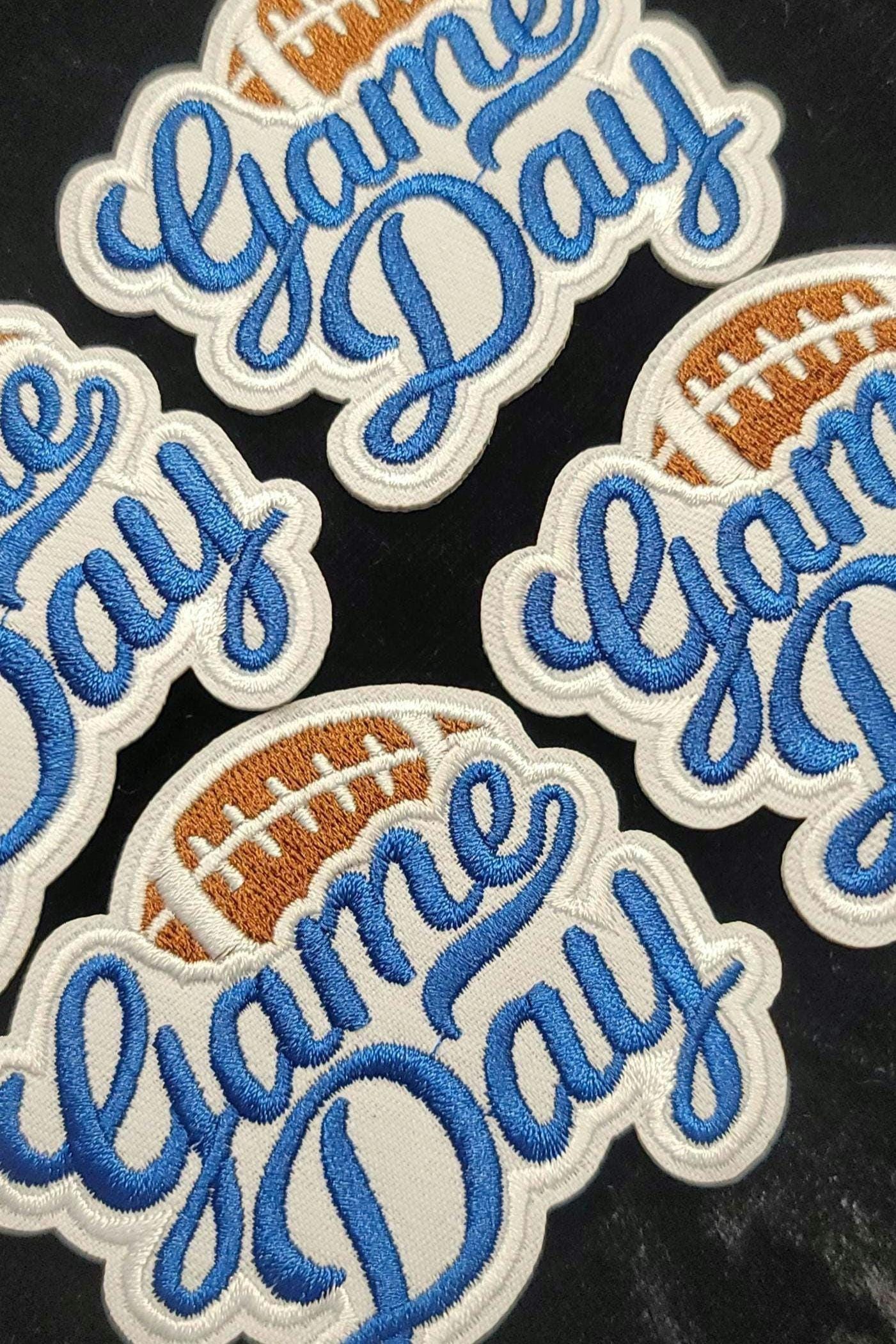 Game Day Football Patch Iron-on Sew-on