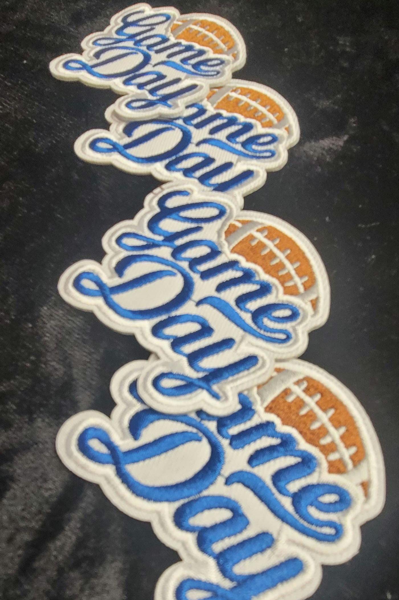 Game Day Football Patch Iron-on Sew-on
