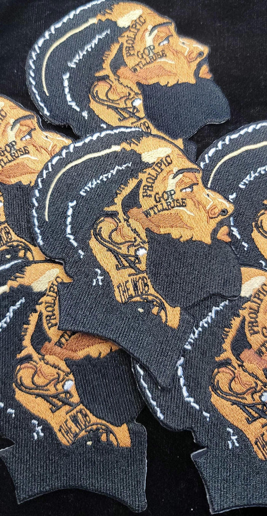 LA Nip Limited Edition Embroidered Iron-On Patch Los Angeles The Marathon Continues