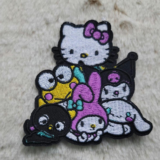 HK Kitty & Friends Embroidered Iron On Patch