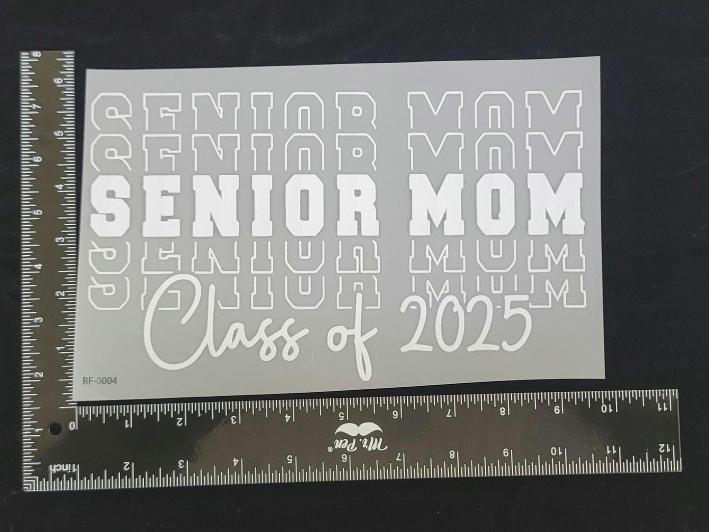 Class 2025 Senior Heat Transfer Decal