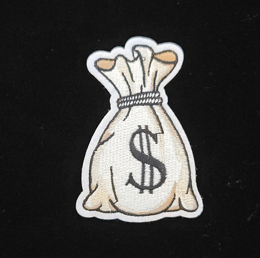Money Bag Iron On Patch