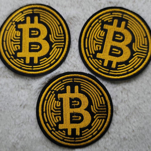 Bitcoin Embroidered Patch – Show Your Crypto Pride!