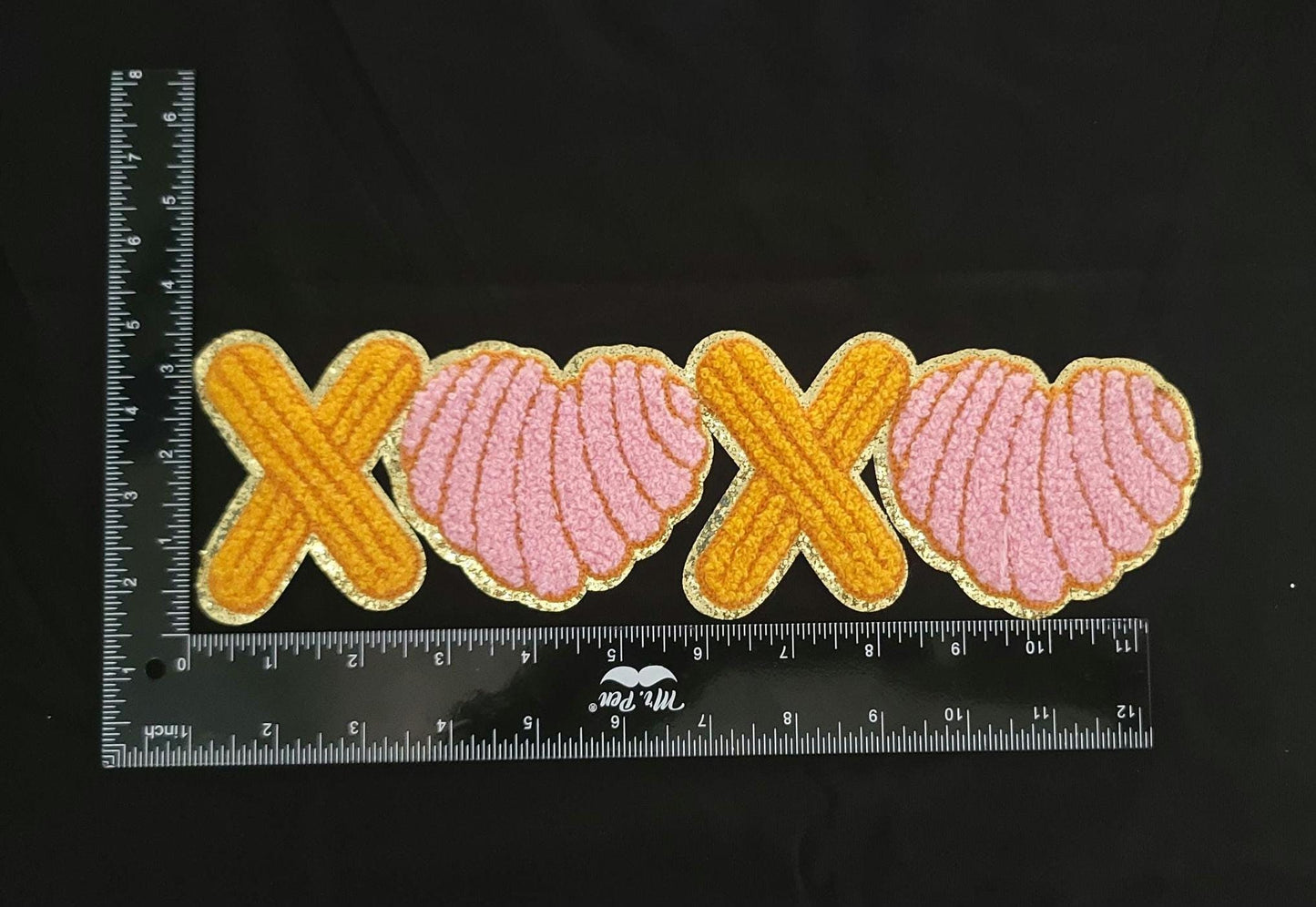 Churros & Pan Dulce Chenille Patch – XOXO Love Design | Large 12" Iron-On Sew-On Applique