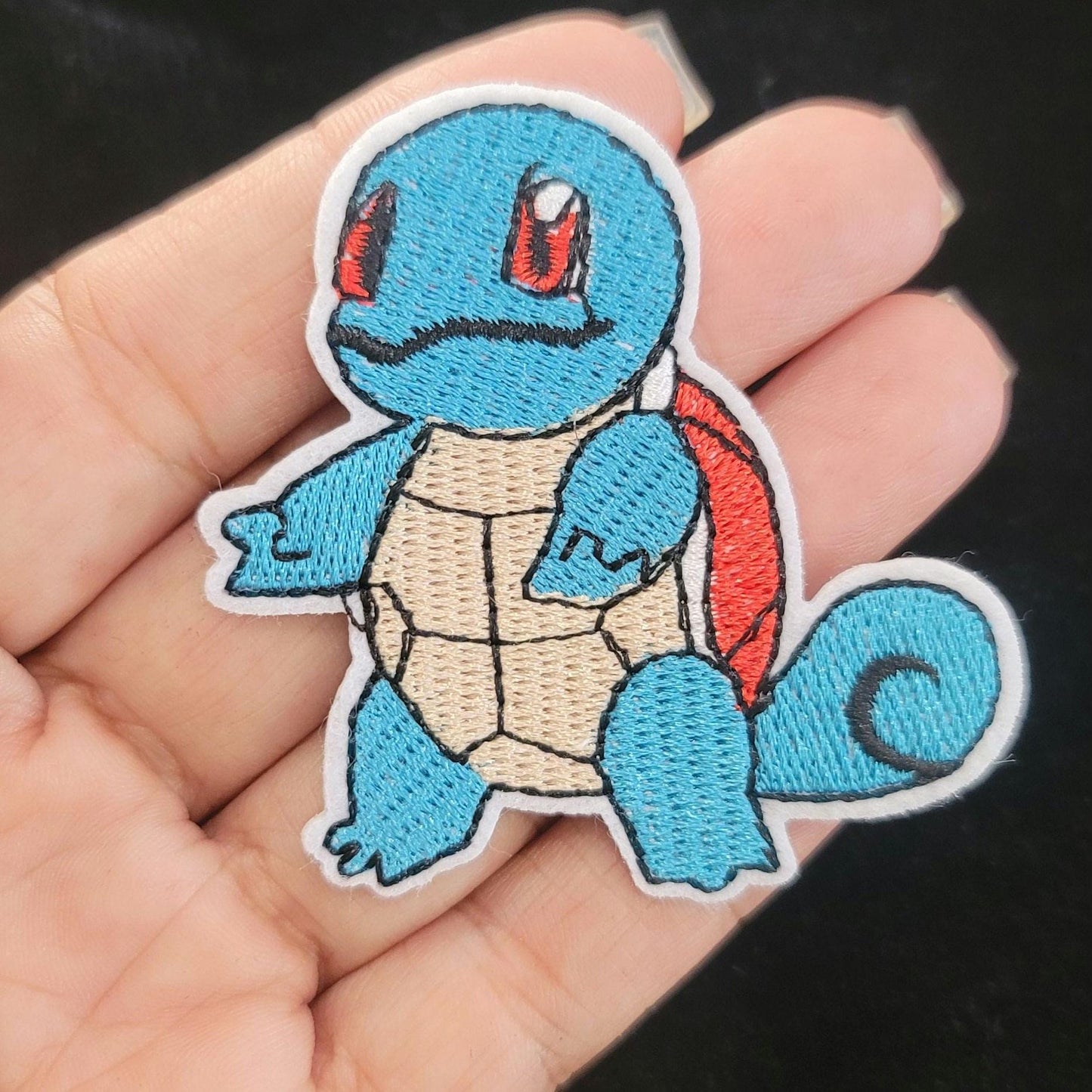 Squirtle Embroidered Iron On Patch