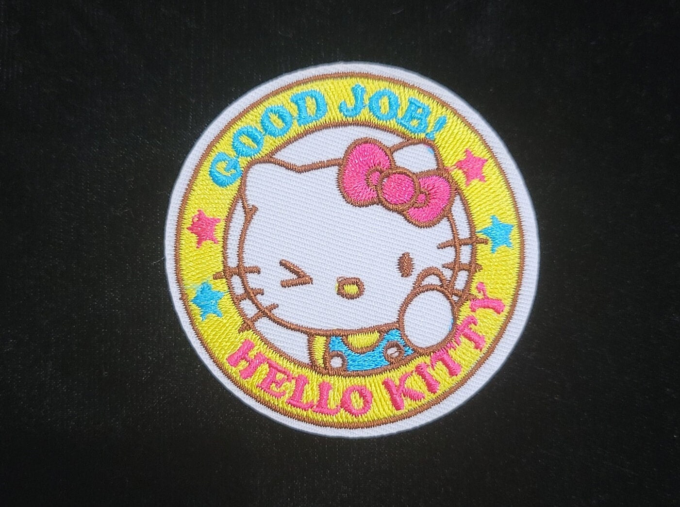 Good Job Kitty Iron On Patch