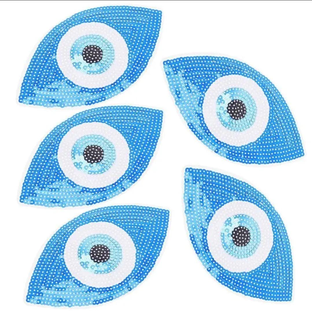 Sequins Evil Eye Patch