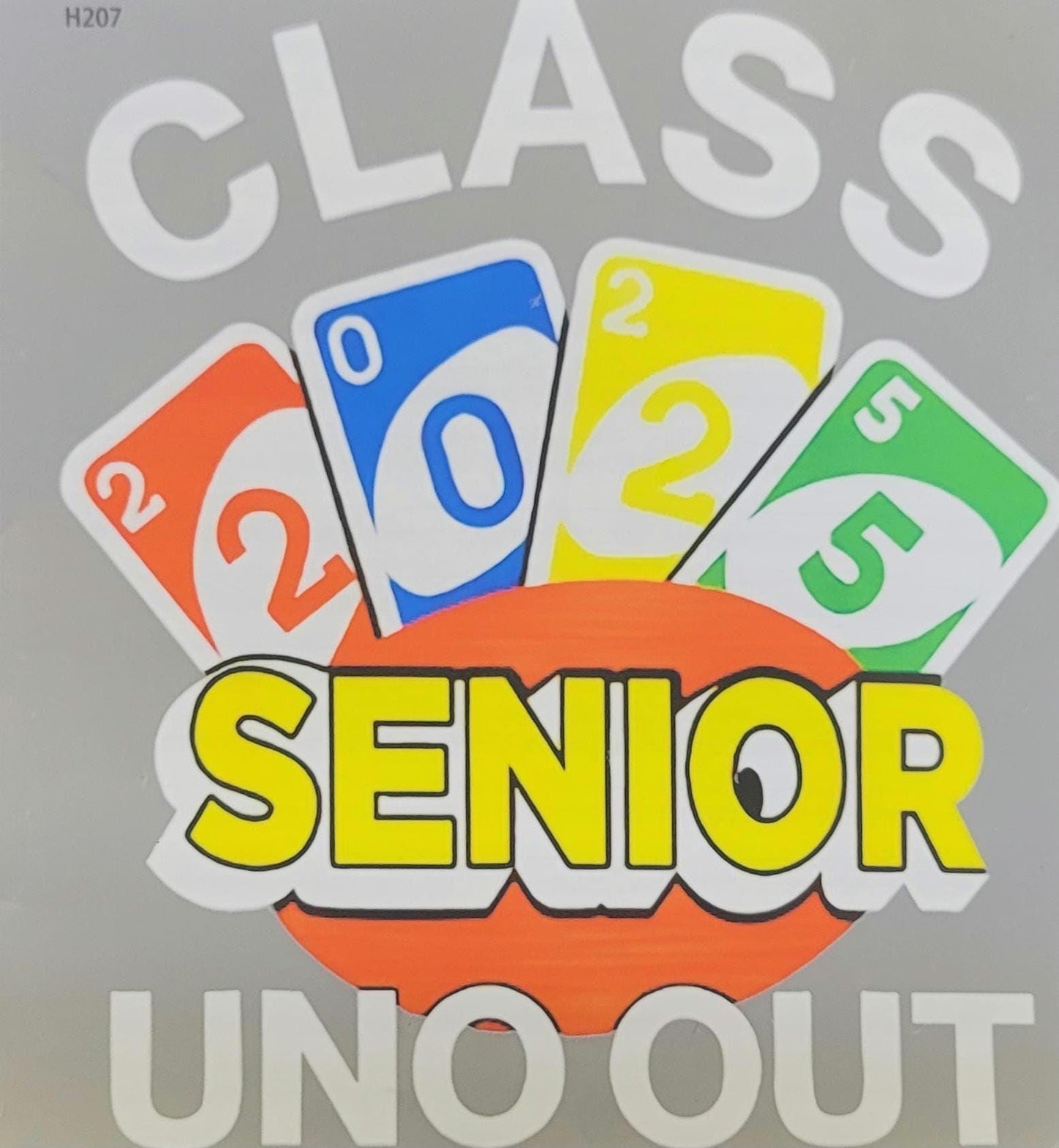 Class 2025 Senior Heat Transfer Decal