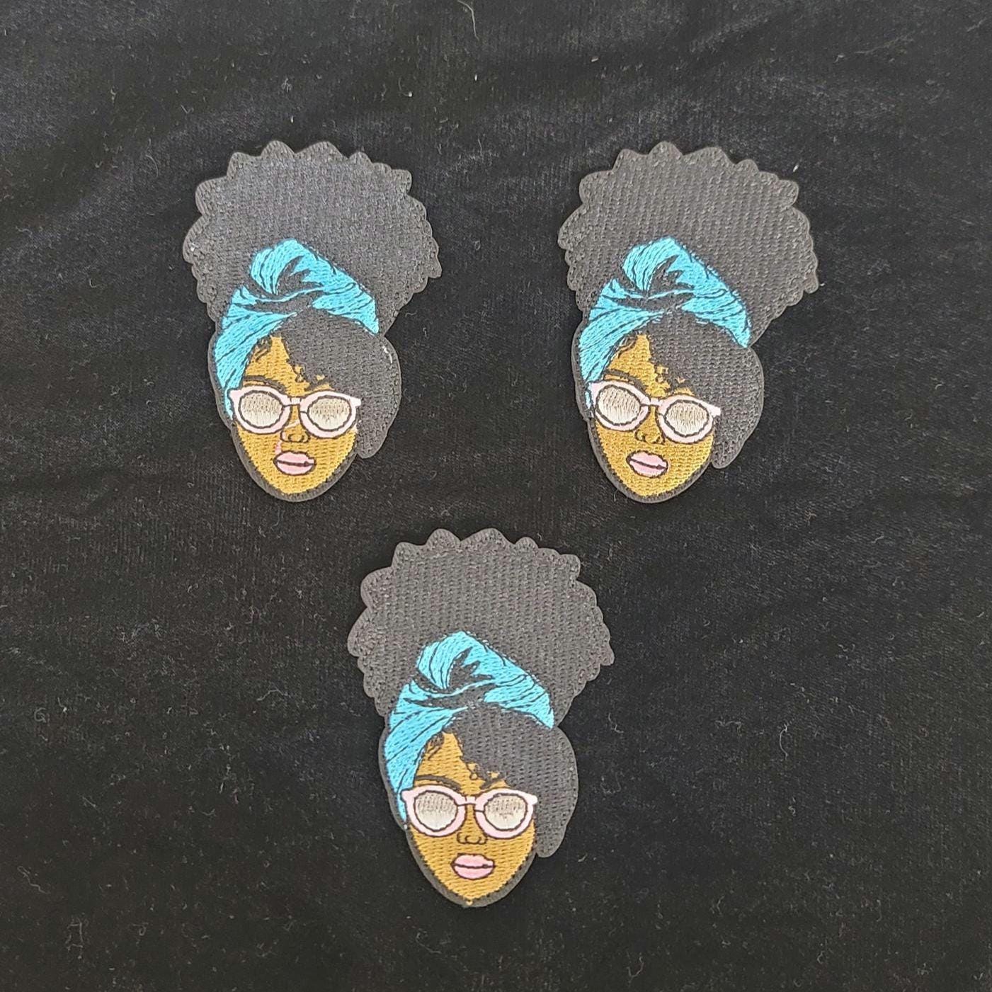 Afro Chic Embroidered Patch