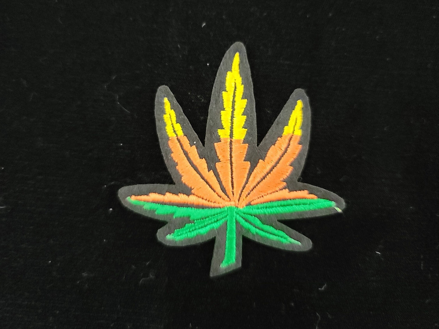 Marijuana Leaf Iron On Patch
