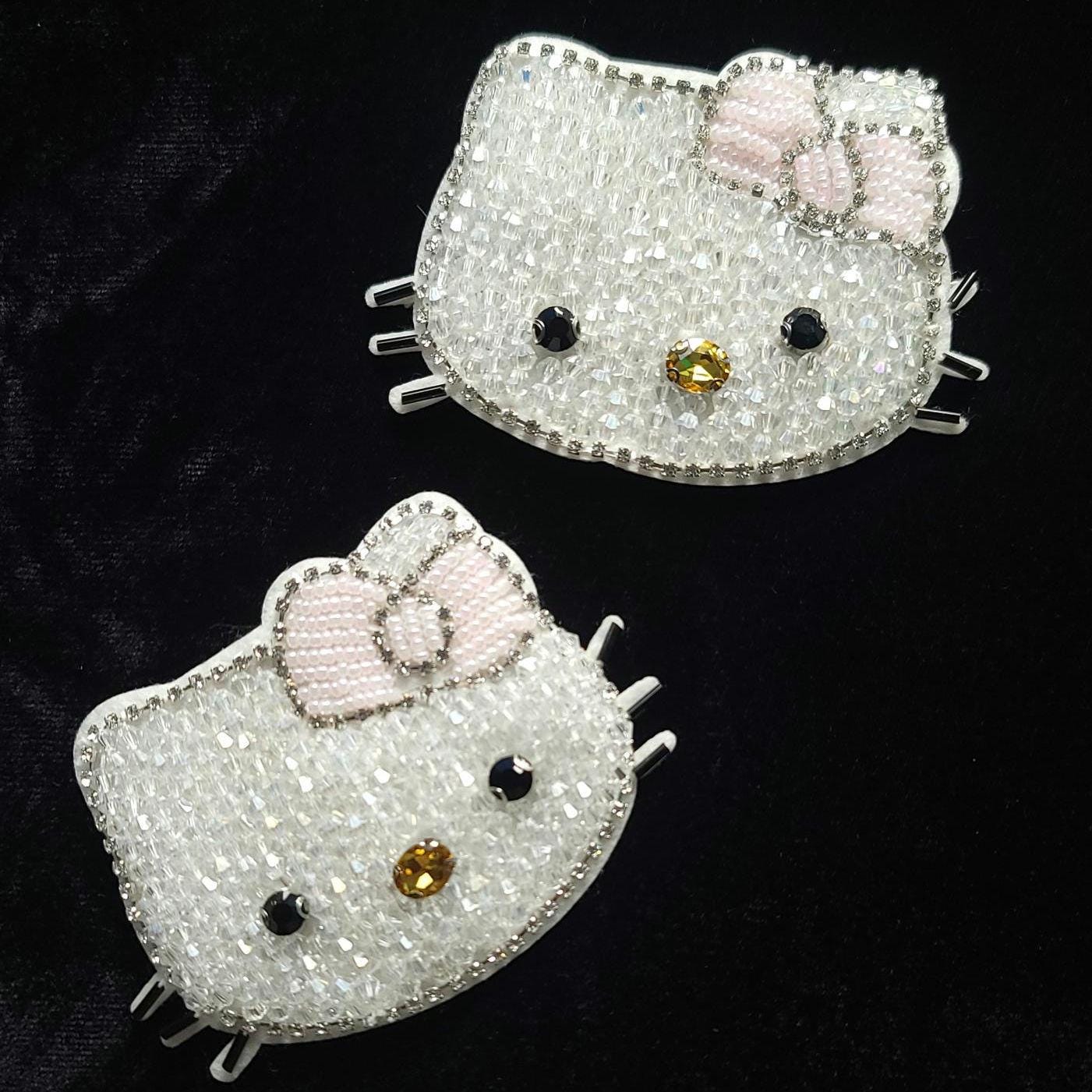 HK Kitty Hand Stitch Sew-On/Glue Patch